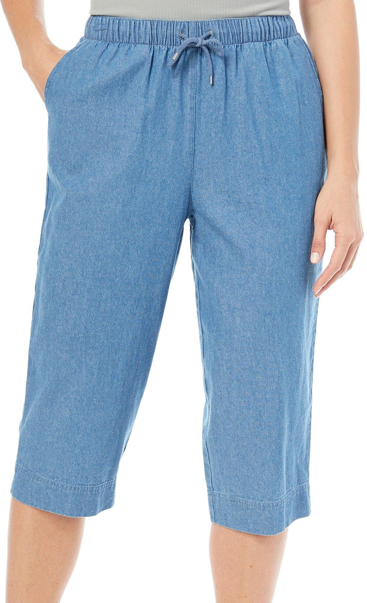 Coral Bay Womens Denim Pull On Capris Bealls Florida