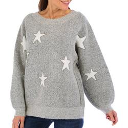 Womens Stars Pull Over Sweater