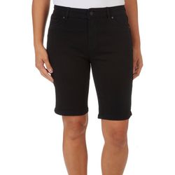 D. Jeans Womens High Waisted Recycled Bermuda Shorts