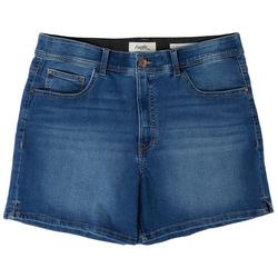 Womens 5 in. 360 Sculpt Whiskered Stretch Denim Shorts