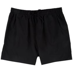 Womens Solid Tech Pull-On Shorts