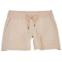 Womens 5 in. Solid Pocket Shorts