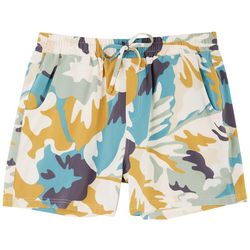 Royalty By YMI Womens Tech Abstract Print Pull-On Shorts