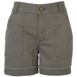 Democracy Womens Solid High Rise Abtech Porch Shorts