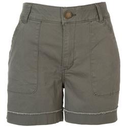 Womens Solid High Rise Abtech Porch Shorts