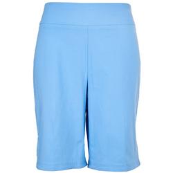 Womens 9 in. Solid Shorts