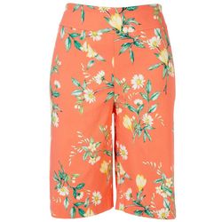 Counterparts Womens Tropical Pull On Skimmer Shorts