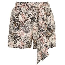Womens 4 in. Tie Front Pocket Shorts