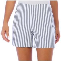Womens Stripe Print Shorts