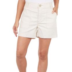 Womens Solid High Rise Abtech Porch Shorts