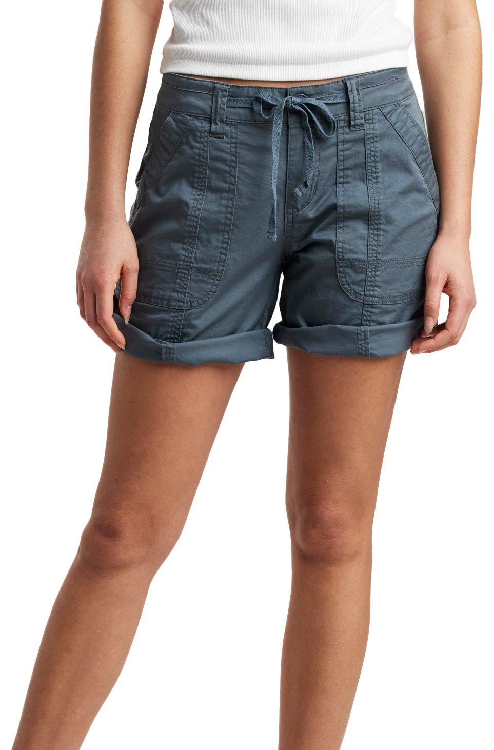 Womens Marty Roll Up Solid Shorts
