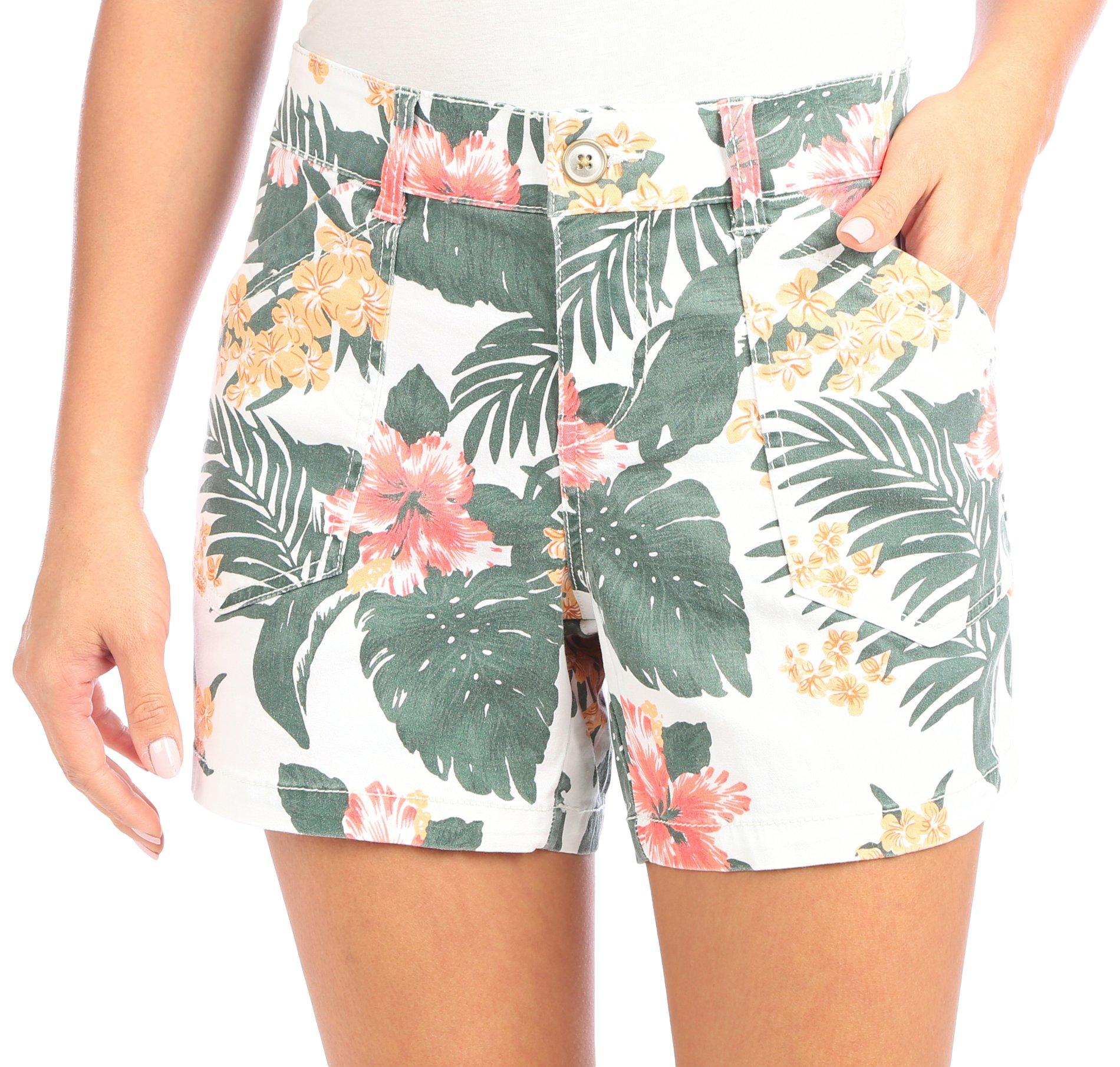 Supplies by Union Bay Womens Alix 5in Tropical Twill Shorts