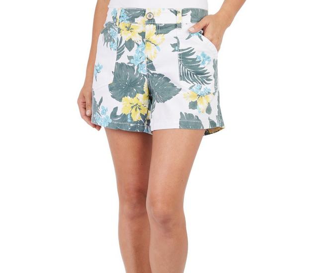 Supplies By Union Bay Womens Floral Painted Floral Shorts