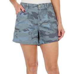 Supplies By Union Bay Womens Floral Camouflage Twill Shorts