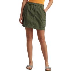 Union Bay Womens Astor Solid Cargo Pocket Skirt