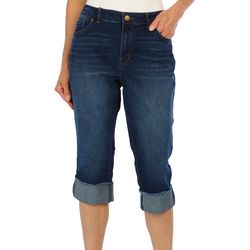 D. Jeans Womens 18 in. High Waist Capris