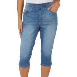D. Jeans Womens High Waisted Revycled Pull On Capris