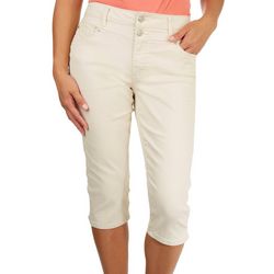 D. Jeans Womens Recycled Denim Two Button Bermuda Shorts