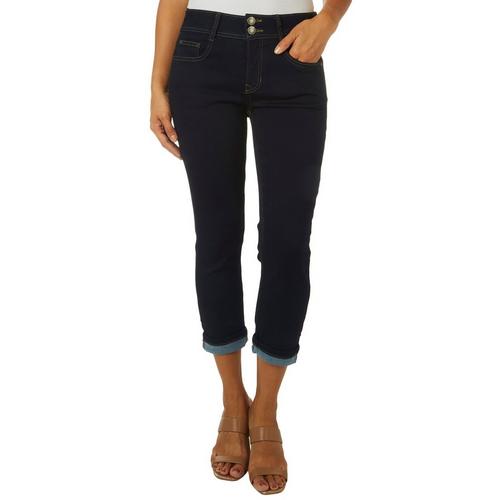 Angels Jeans Womens 24 in. Curvy Rolled Cuff