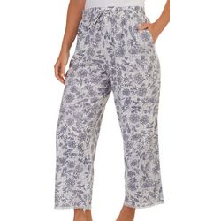 Royalty By YMI Womens Floral Linen Pants