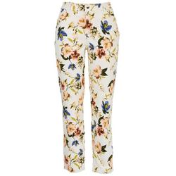Womens Floral 28 in. Floral Pants