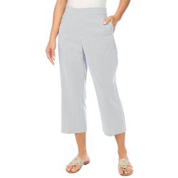 Counterparts Womens 23 in. Pull On Kick Sailor Crop Pants