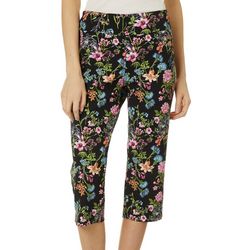 Counterparts Womens Pull-On Print Capris