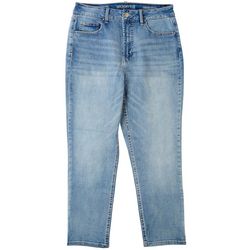 Sound Style Womens High Rise Crop Jeans