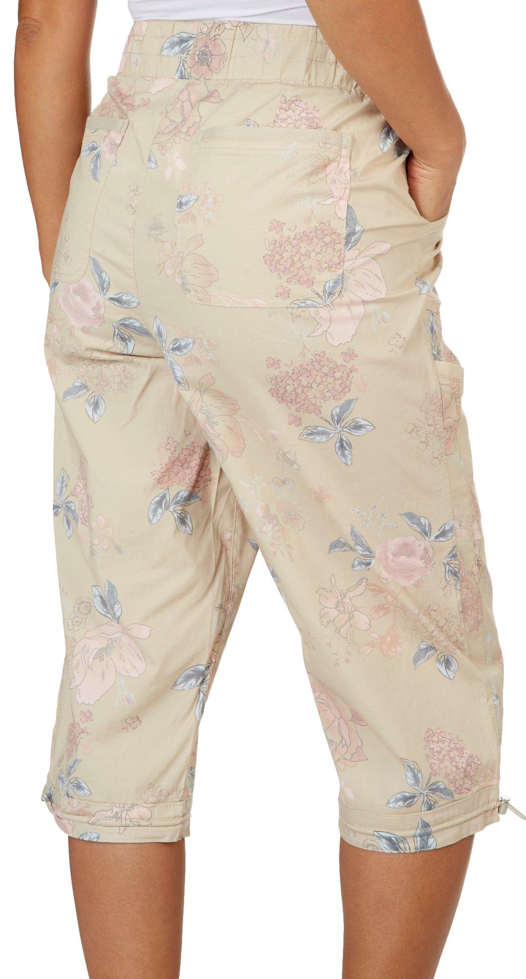 pull on womens capris