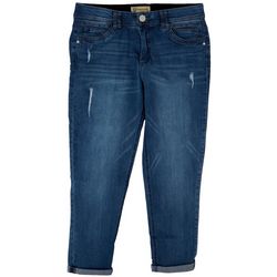 Democracy Womens 26 in. Deconstructed Ab-tec Cuffed Jeans