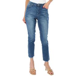Womens Sequined Cut Off Jeans