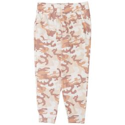 Jessica Simpson Womens Cozy Camo Brushed Joggers