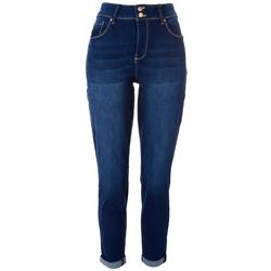 Womens No Muffin Top High Waist Skinny Jeans