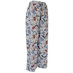 Royalty by YMI Womens Pull-On Batik Flower Relaxed Pant
