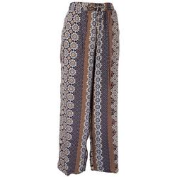 Womens Pull-On Tile Stripe Relaxed Pant