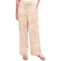 Womens Front Tie Flare Pant