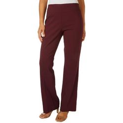Womens 31 in. Bootcut Solid Stretch Pants