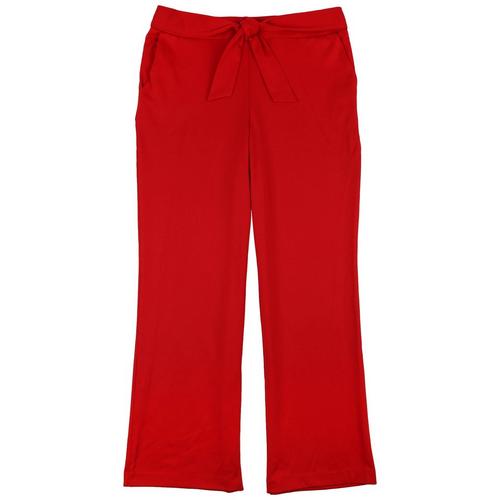 Blue Sol Womens 32 in. Front Tie Pant