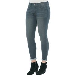 Democracy Womens Ab-solution Roll Cuff Ankle Skimmer Jeans