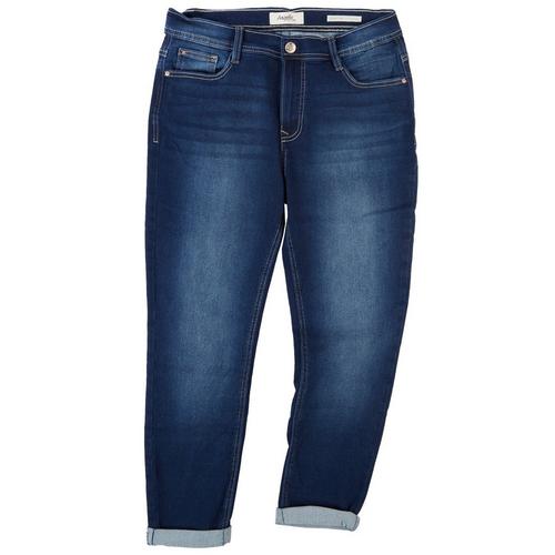 Angels Jeans Womens 24 in. Denim Rolled Cuff