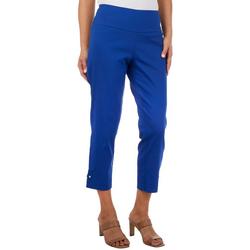 Womens 26in Solid Ankle Pants