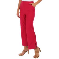Counterparts Womens 27 in. Luxe Pull-On Ankle Pants