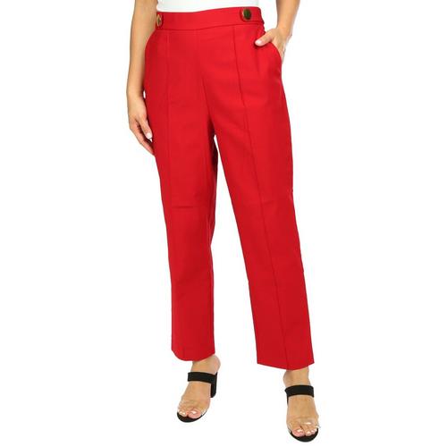 Counterparts Womens 27 in. Slim Leg Ankle Pants