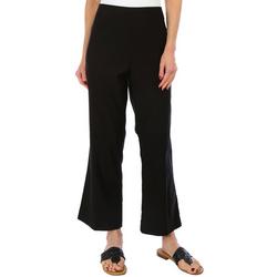 Womens Solid Bootcut Pants