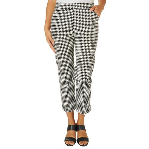 Counterparts Womens 27 in. Graphic Pocket Ankle Pants