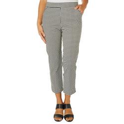 Womens 27 in. Graphic Pocket Ankle Pants