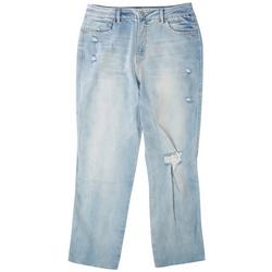 Womens High Rise Repreve Straight Jeans