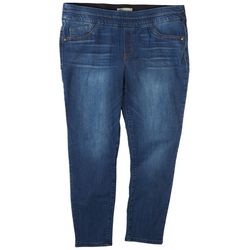 Democracy Womens 27 in. Ab-solution Pull-On Jeans