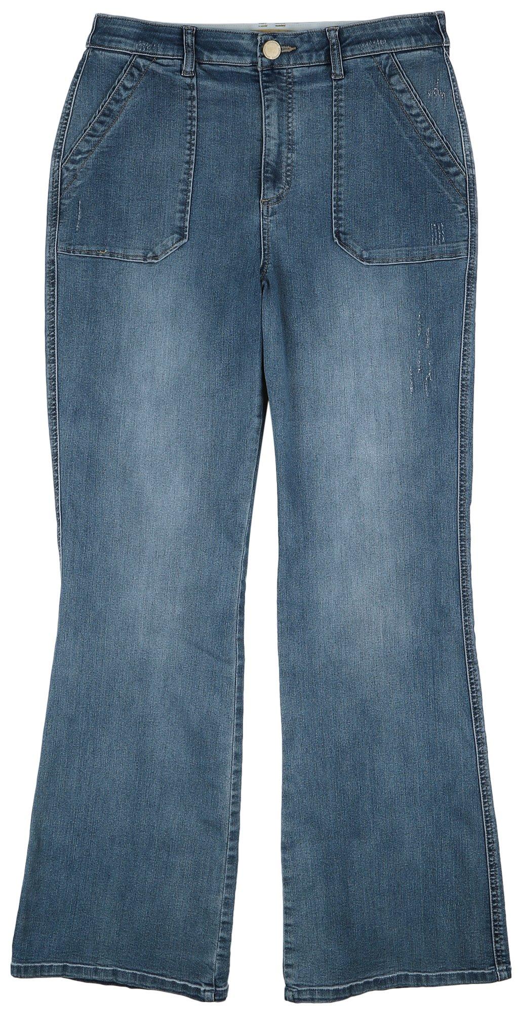 Womens Denim 33 in. Ab-technology Skyrise Jeans