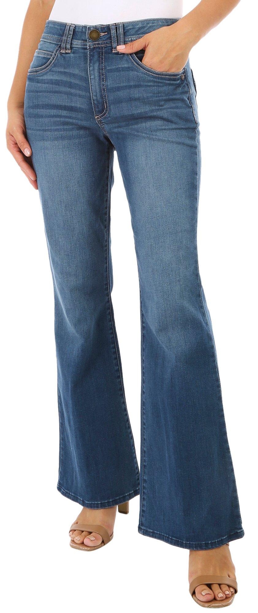 Womens Flared Denim 32 in. Ab-technology Pants